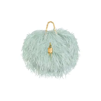GIVENCHY Kenny Mulberry Silk Shoulder Bag Crossbody Bag Handbag Mini Women's Celadon Green
