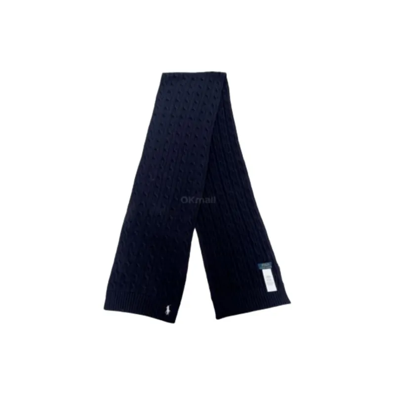 Polo Ralph Lauren Cotton Knit Scarves Men's Navy-1
