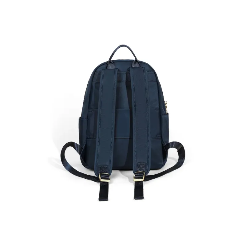 COMELY Fabric Backpack Backpack Travel Bag Medium Size Women's Blue-3