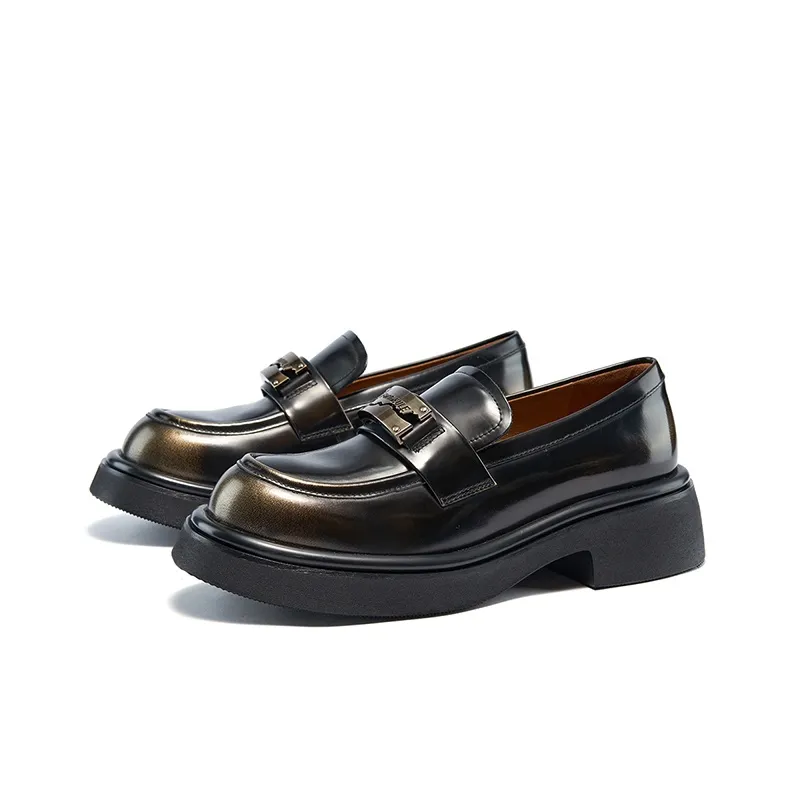 ST&SAT Loafers Women's Black/Bronze Black-8