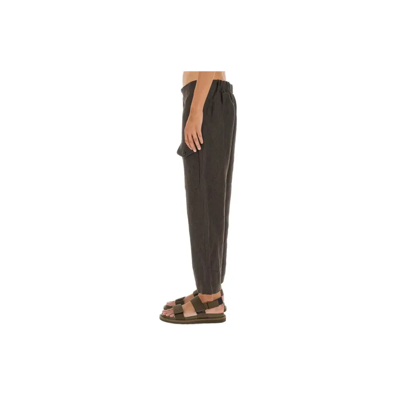 UMA WANG Paxton Herringbone pattern Trousers-2