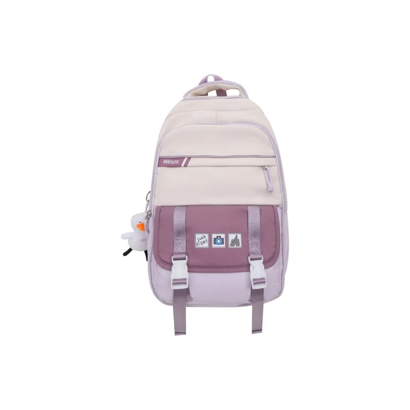Parker Bear Nylon Students All Versatile Elegant Style Unisex Khaki/Pink/Orange/Purple/Red-6