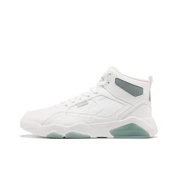 361° Winter Syndrome Anti Slip And Wear Resistant Coverage High Top Skateboard Shoes Men's White Green