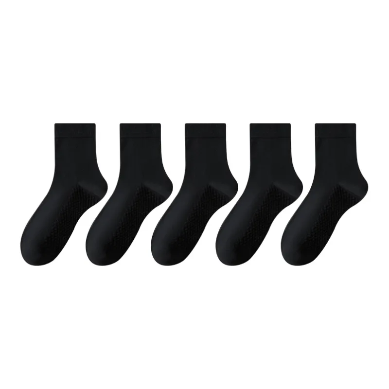 MIIOW Mid Calf Socks Men's 5 Pack-4