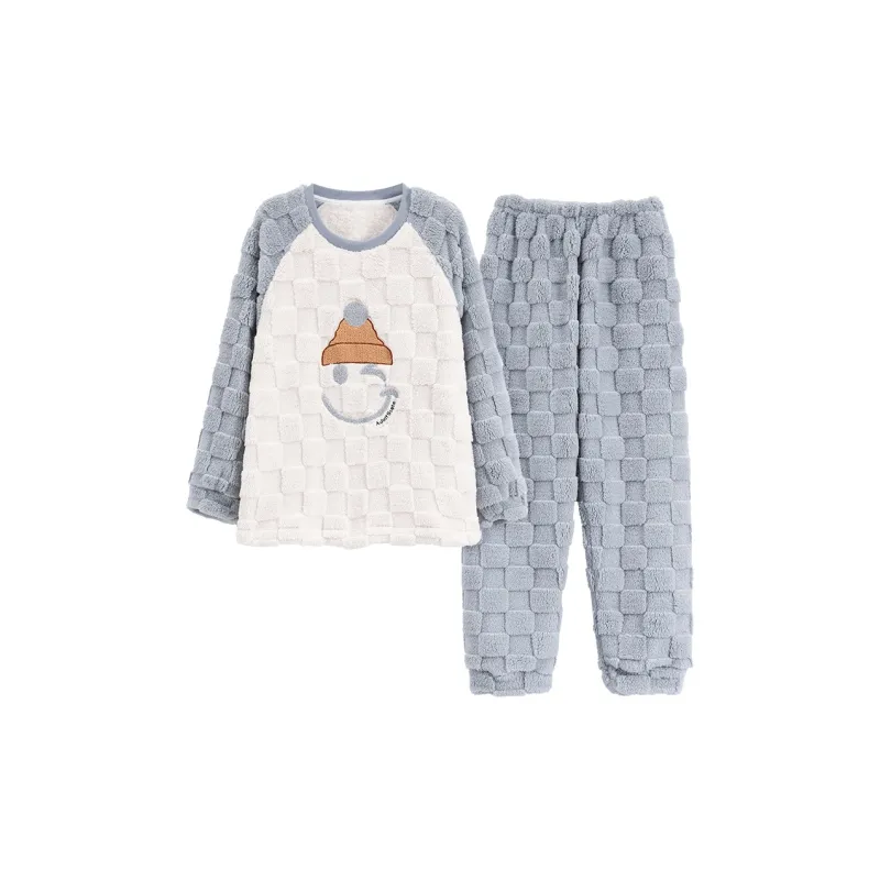 The Story Of The Flower Season Pajama Set Women's Steel Blue-0