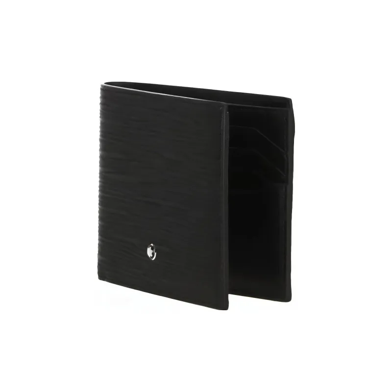 MONTBLANC Cow Leather Wallet Men's Black-2