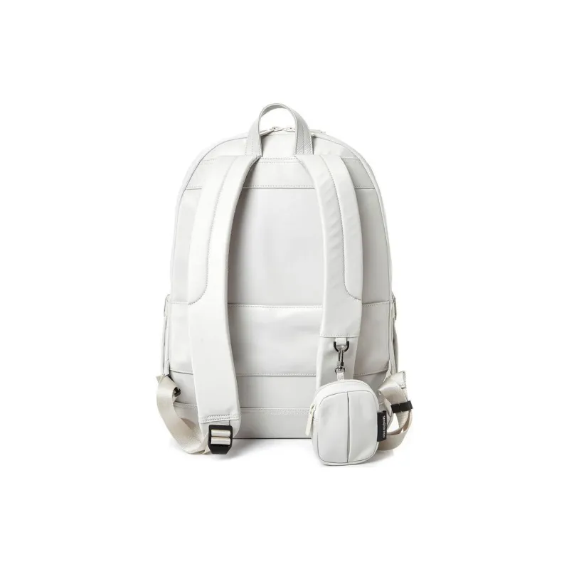 SAMSONITE Nylon Backpack Women's Light Gray-4
