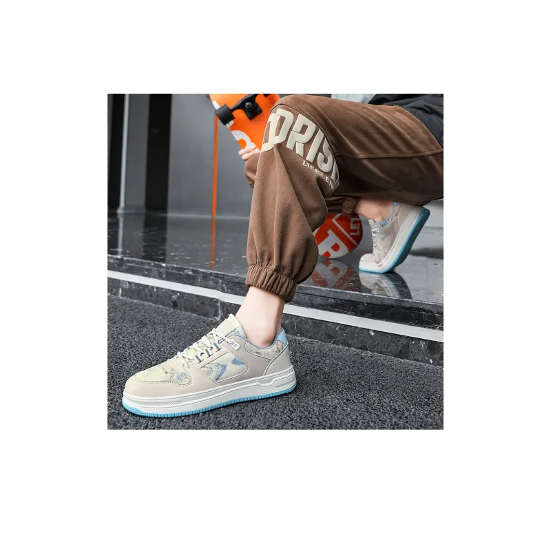 CAMOSI Abrasion-Resistant Low-Top Skateboard Shoes Men's-16