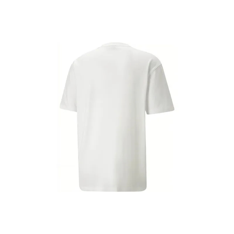 PUMA DOWNTOWN DOWNTOWN Logo Tee T-Shirt Men's White-1