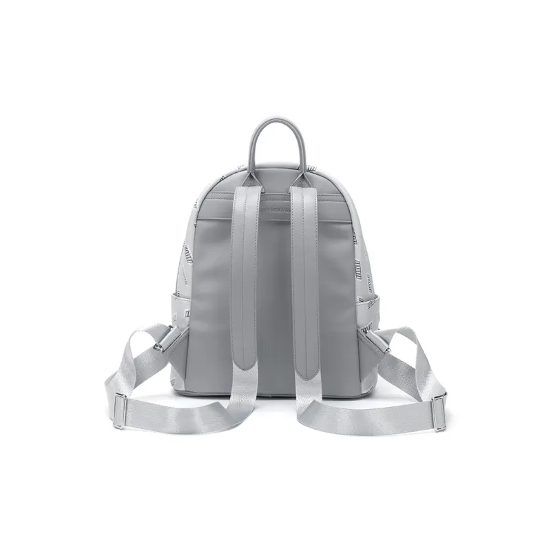 SEPTWOLVES PVC Polyvinyl Chloride Backpack Regular Women's Gray-4
