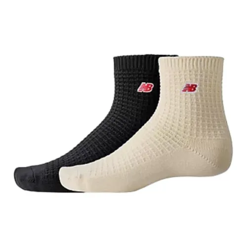 New Balance Ankle Waffle Knit Ankle Socks Unisex 2 Pack