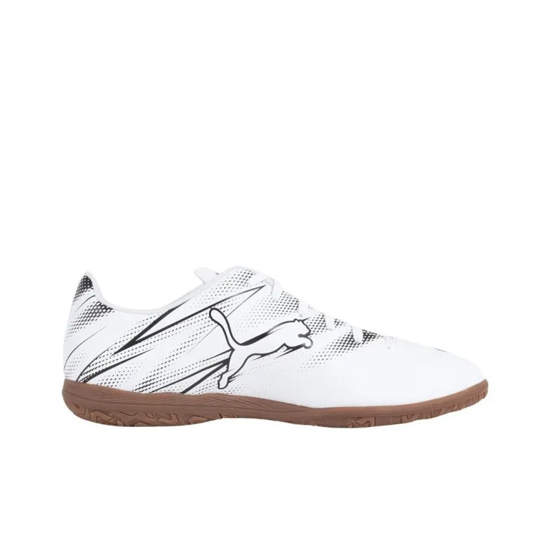 PUMA INDOOR Anti Slip Wear Resistant Soccer Shoes Men's White Black-1