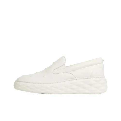 Jimmy Choo Diamond Low Top Skateboard Shoes Men's Latte