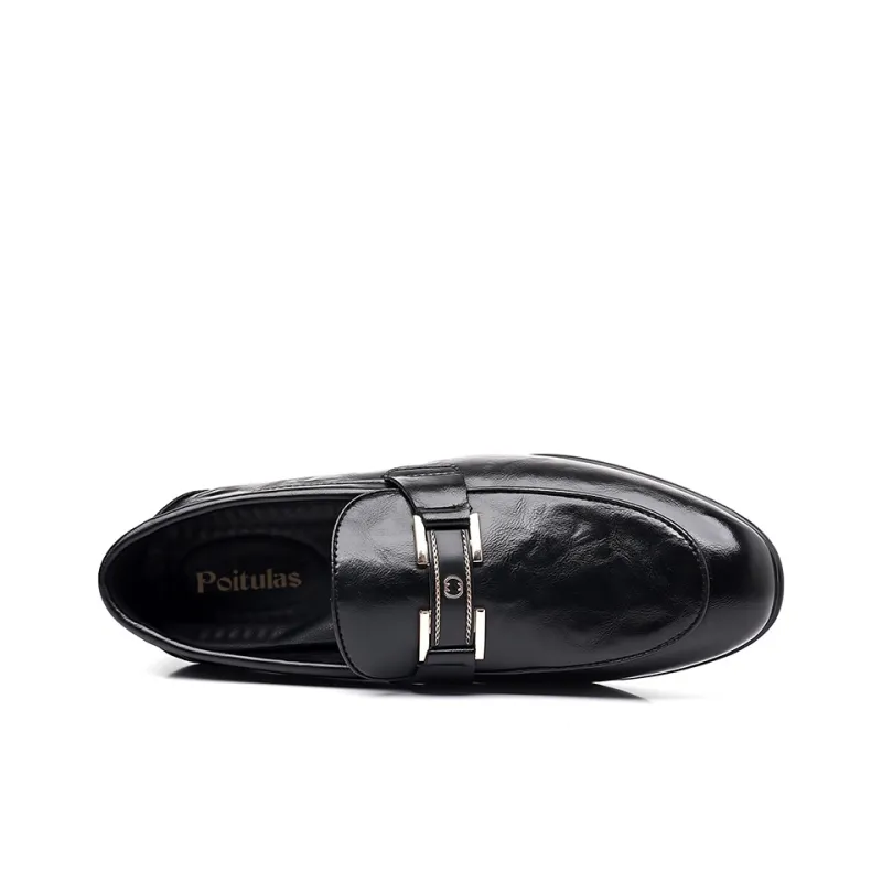 Poitulas Casual Shoes Men's Black-1