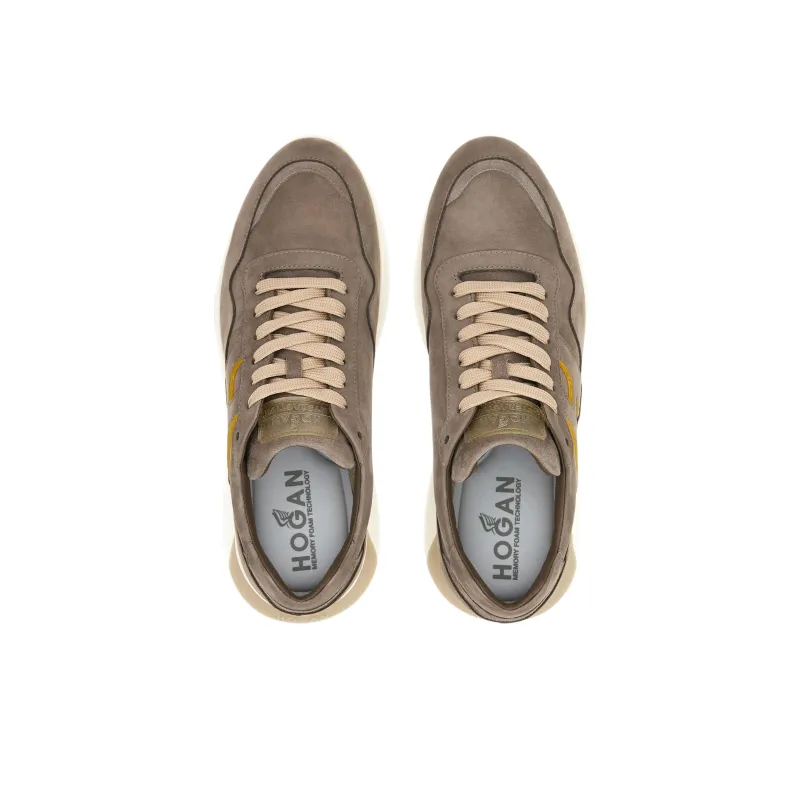 HOGAN Interactive³ Low Top Casual Shoes Men's Brown-4