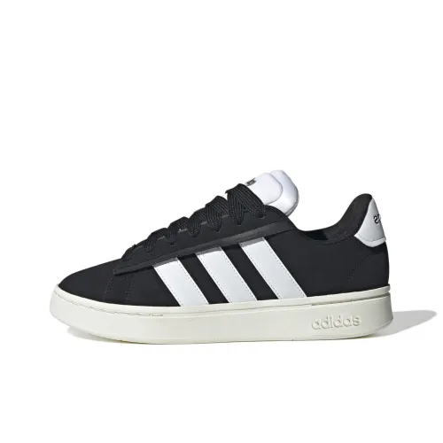 Adidas GRAND COURT ALPHA Skateboard Shoes Unisex Low-Top Black