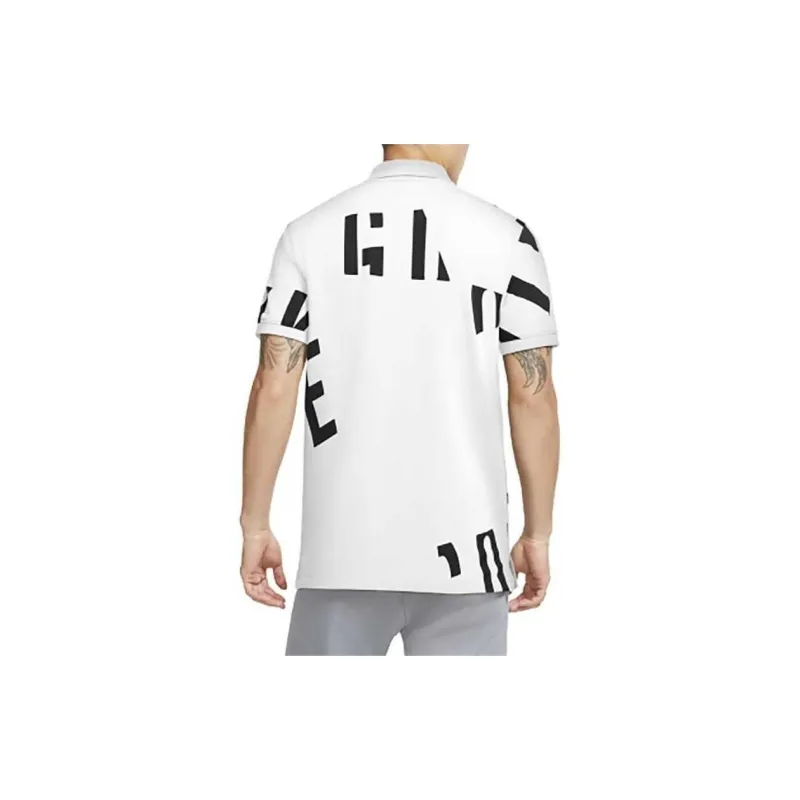 Nike Polo Shirts Men White-1