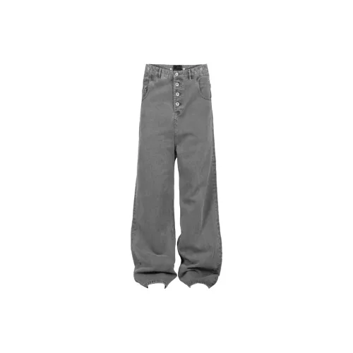 ORANGE DRAGON Jeans Unisex Washed Gray