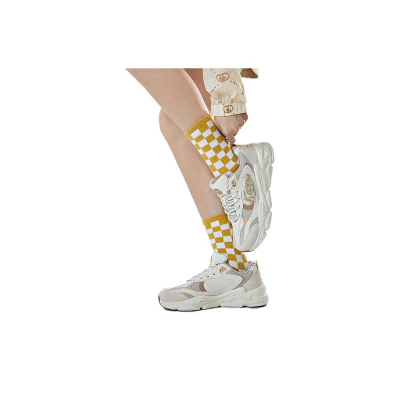 Kappa Low-Top Sports Casual Shoes Unisex White Gray-6