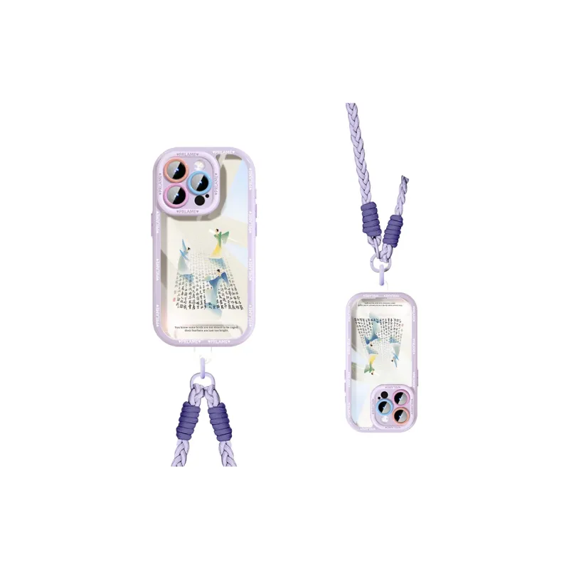 Sen Dog Acrylic Material Transparent Backpack Style Phone Cases Applicable To IPhone15Promax/Pro/Plus/14/13/12-18