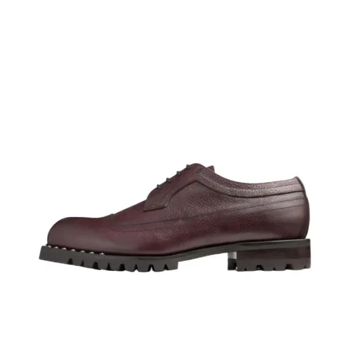 Jimmy Choo Diamond Casual Shoes Men's Ox Blood Color