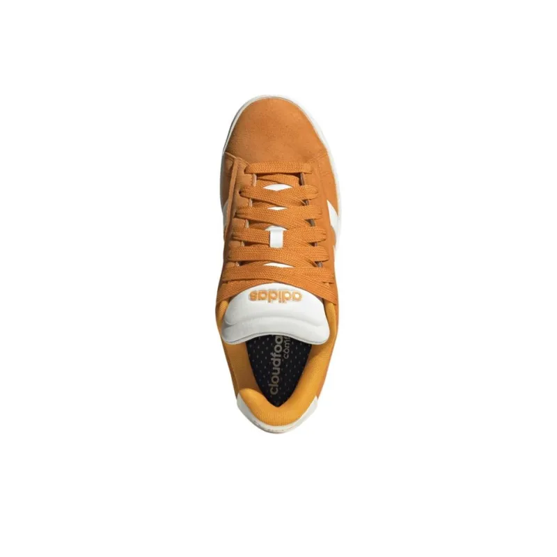 Adidas GRAND COURT ALPHA Anti Slip Wear Resistant Low Top Skateboard Shoes Men's Yellow-3