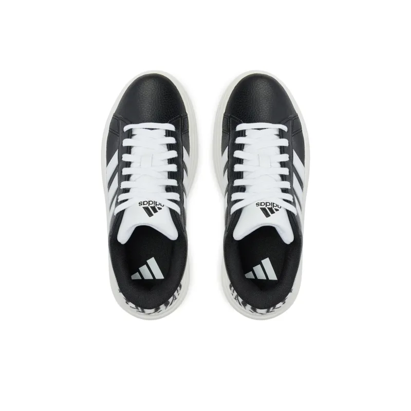 Adidas GRAND COURT Slip Resistant Low Top Casual Shoes Women's Black-3