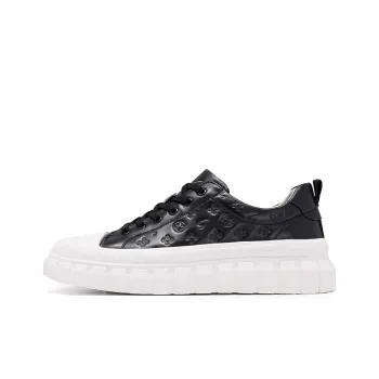 Satchi Skateboard Shoes Men Low Top Black