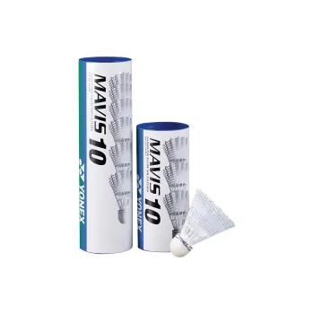 YONEX Yonex Mavis 10 77 6 Pack Faux Fur All-Round Goose Feather Shuttlecocks