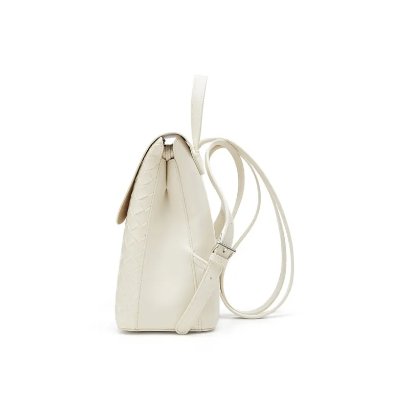 JOSINY PU Women's Backpack Ecru-2