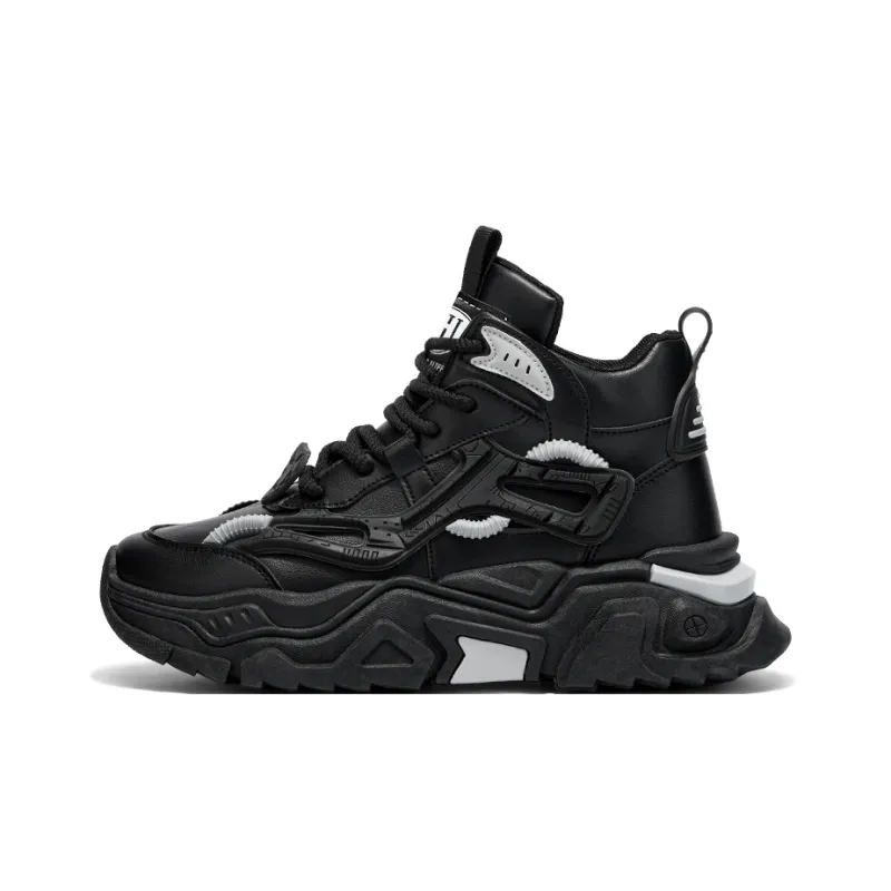 HACKBUTEER Limited Box High Top Chunky Sneakers Men's-1