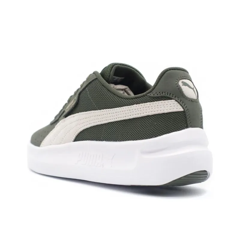 PUMA California Lwt Anti-Slip Wear-Resistant Low-Top Tennis Shoes Men's Dark Green-3