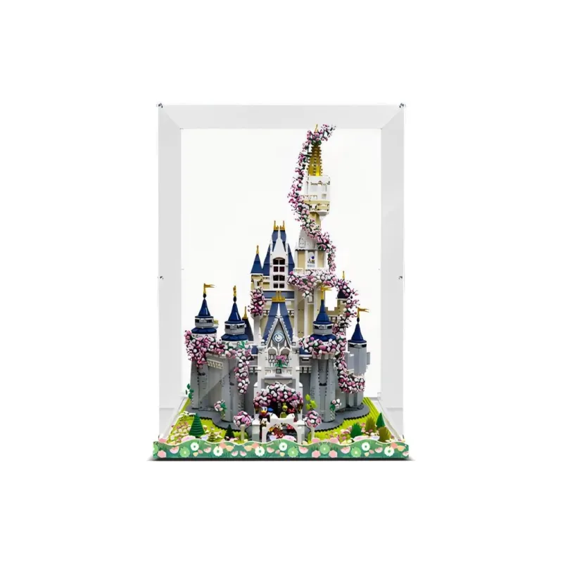 LIGHT YOUR BRICKS LeiYiBai Compatibility Building Block 71040 Disney Castle Storage Box Model Accessories-8