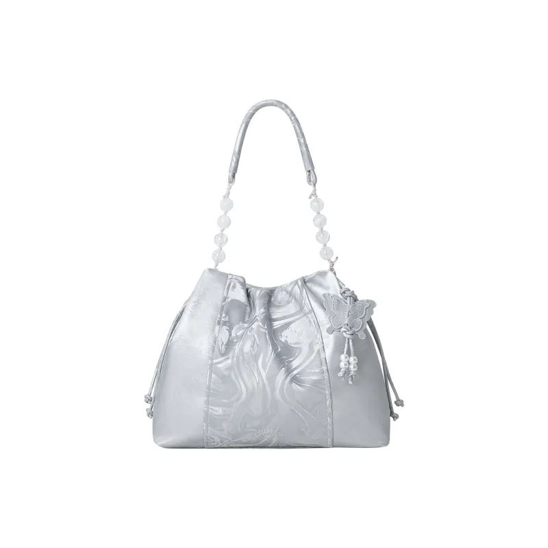 Miffy Synthetic Leather Shoulder Bag Women's White/Gray-9