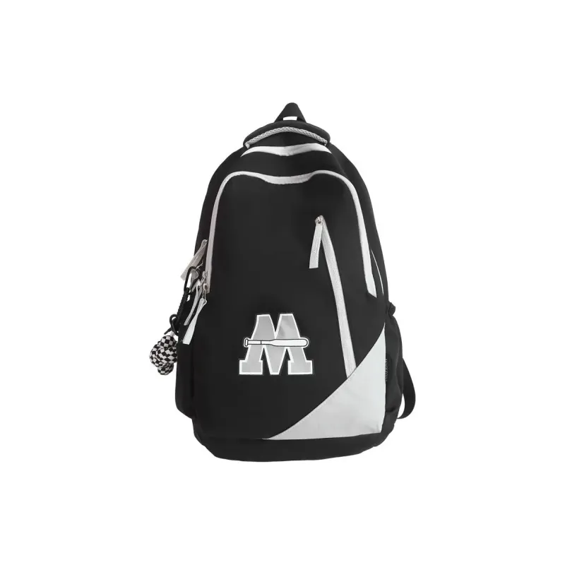 GEERDUN Nylon Backpack Students Backpack Unisex Multicolor-5