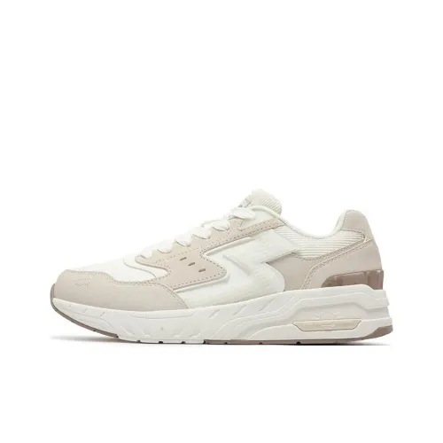 361° Anti Slip Wear Resistant Low Top Casual Shoes Women's White Gray