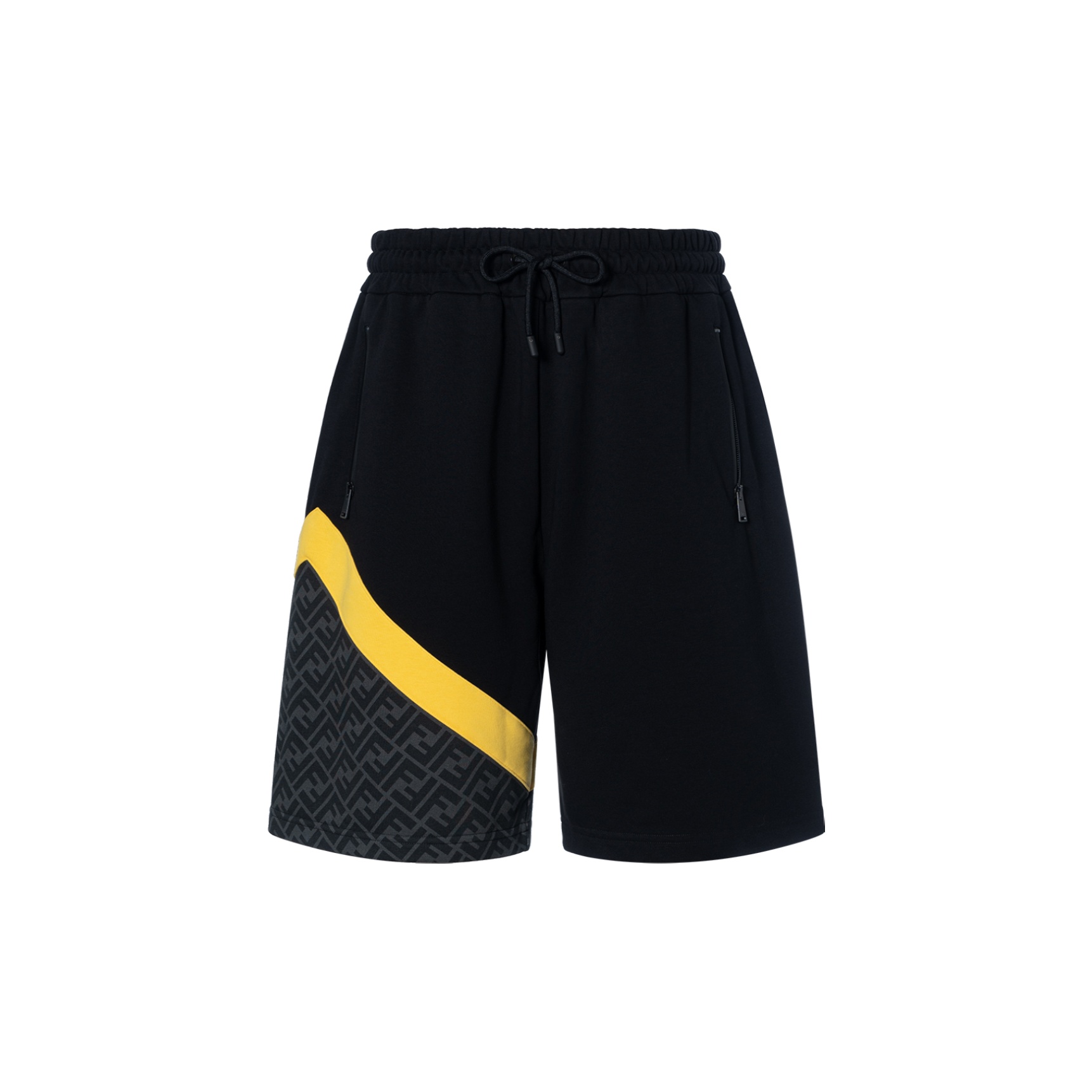 Fendi cheapest men's casual shorts black