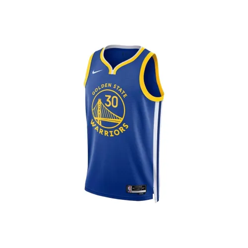 NBA Golden State Warriors Basketball Jerseys Unisex Blue