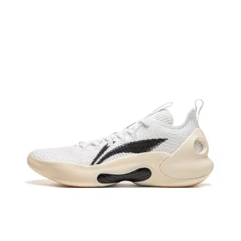 LiNing Charming Ultra Low Anti Slip Wear Resistant Low Top Basketball Shoes Men's White Black