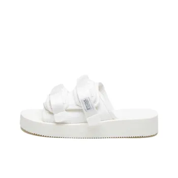 Suicoke Slip-Resistant Abrasion-Resistant Slide Slippers Unisex White