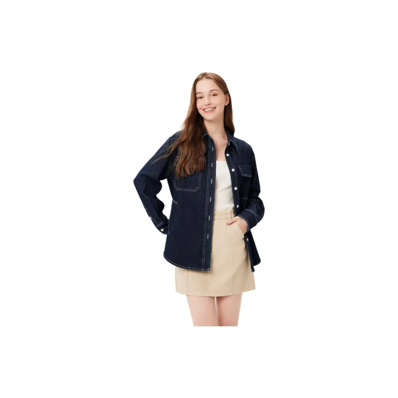 Hush Puppies Shirt Women's Dark Blue-1