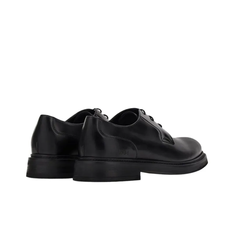 Canali Dress Shoes Men Low-Top Black-3