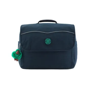 Kipling Polyamide With Nylon Backpack Large Size Unisex Blue & Green