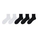 5 Pack (Crew Black X3+Crew White X2)