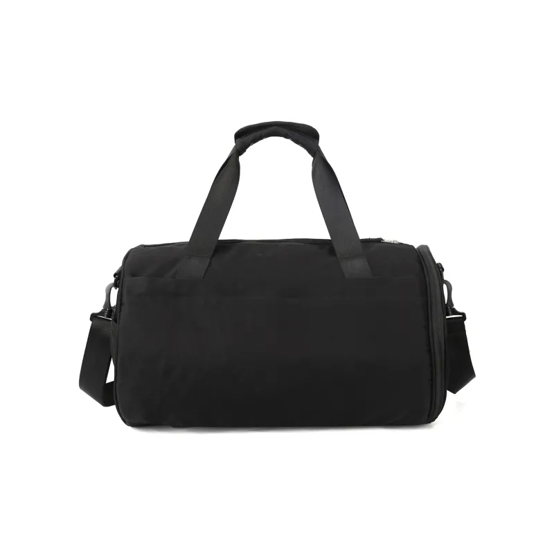 FINDINGS Fabric Gym Bag Large Size Unisex Black/Dark Brown/Pink Purple/Ecru-2
