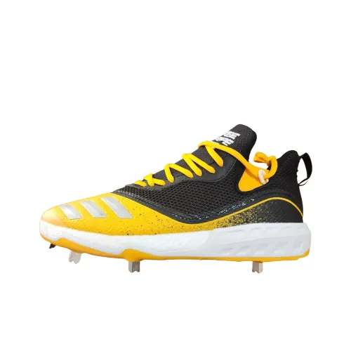 Adidas Icon V Anti-Slip Wear-Resistant Low-Top Training Shoes Men Black Yellow