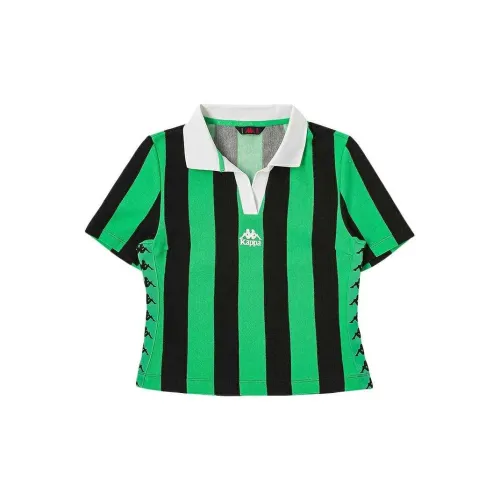 Kappa Polo Shirts Women's Irish Green Stripes Y