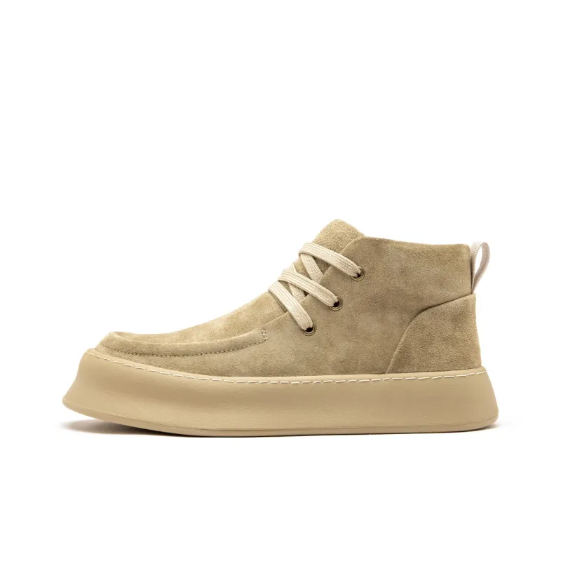 MODENGPAN Men's Casual Shoes Men Mid Top-10