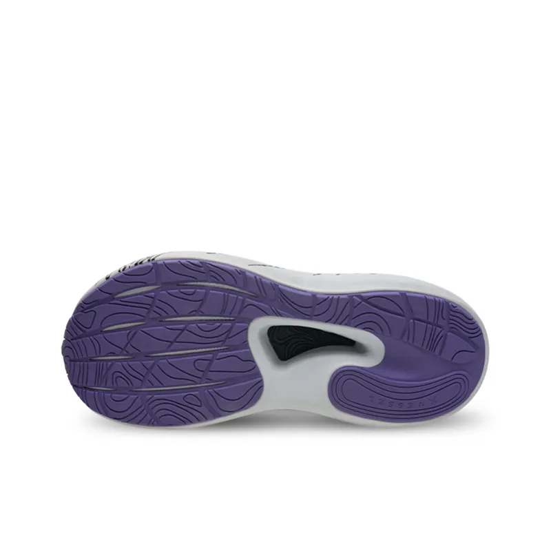 VESSEL Shock Absorbers Low Top Running Shoes Unisex Purple Gray-5