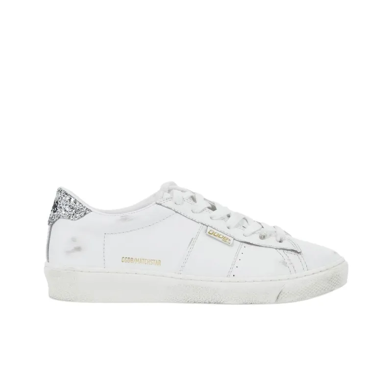 Golden Goose Matchstar Low Top Skateboard Shoes Women's White-1